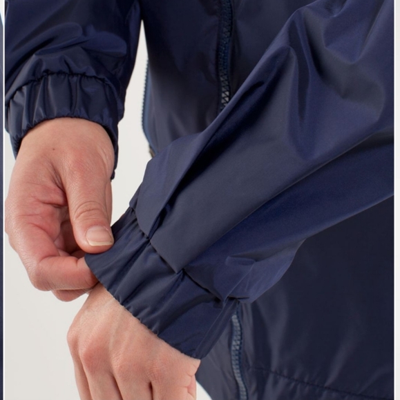 Lululemon No Rain No Gain Jacket Deep Indigo - Picture 8 of 15